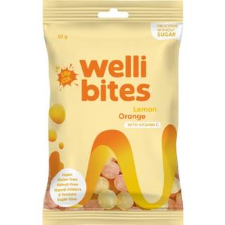 Wellibites Super Sour Vitamin C, Citron & Appelsin, 50 g