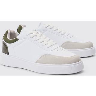 Mens Chunky Sole Trainer In White