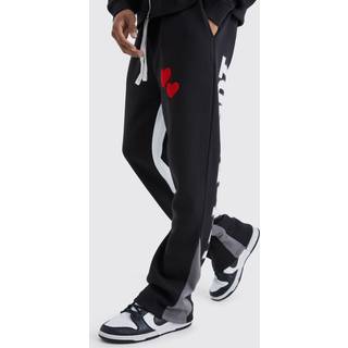 Mens Black Regular Fit Limited Edition Gusset Jogger