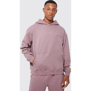Mens Mauve Oversized Limited Premium Boxy Hoodie