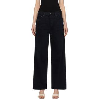 Agolde Low Slung Baggy wide-leg jeans - black - XS