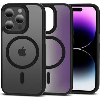 iPhone 15 Pro Max Tech-Protect Magmat Cover - MagSafe Kompatibel - Mat Sort