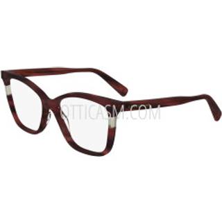 LONGCHAMP Kvinde LO2741 607 Optiske stel Acetat Rød Firkantet Normal Normal