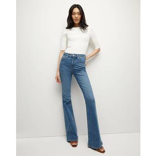 Veronica Beard Beverly high-rise flared jeans - blue - 31