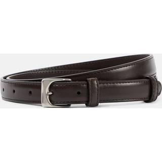 The Row Slim leather belt - brown - 85CM