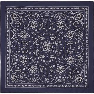 Drake's Classic Paisley Bandana Navy