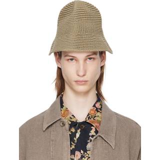 Tom Tom Hat in Uniform Olive Tousled Cotton - M/L