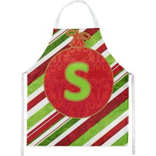 """" Caroline's Treasures CJ1039-SAPRON JULRYRNAMMER FERIE-INITIAL BREV S Forklet Large Multicolor """"