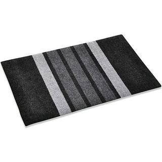 Måtte bredstribet grå 50x80cm