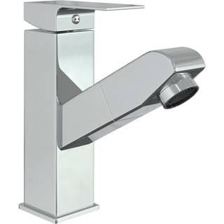 vandhane m. udtræksfunktion til håndvask 157x172 mm kromfinish