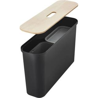 Smal affaldssorteringsspand - Sort - 20,2cm x 70,2cm x 42cm - Simone