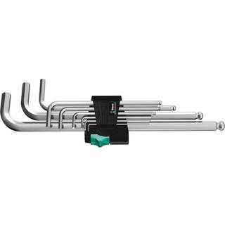 Wera 950 PKL/9 SM N Vinkelnøglesæt, metrisk, stelforkromet, 9 dele
