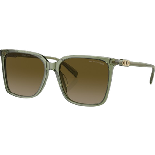 Michael Kors Kvinde MK2197U CANBERRA 394413 Solbriller Acetat Grøn Grøn Firkantet Normal Skygge