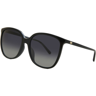 Michael Kors Kvinde MK2137U ANAHEIM 3005T3 Solbriller Acetat Sort Grå Firkantet Polariseret