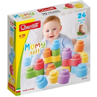 Quercetti Momy Soft - bløde klodser - 24 stk.