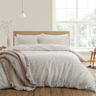 Bianca Bianca Natural Shadow Leaves Floral Duvet Cover Set
