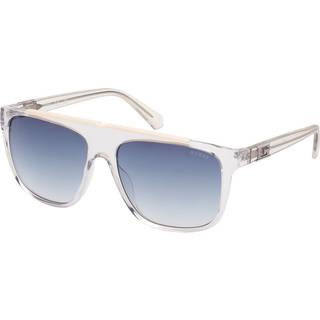 Guess Mand GU00123 26W Solbriller Injiceret Transparent Blå Firkantet Normal Skygge