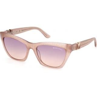 Guess by Marciano Kvinde GM00008 57Z Solbriller Acetat Beige Violet Cat Eye Normal