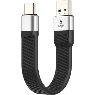 NÖRDIC Flad Adapter USB3.2 Gen1 USB-C til A 5Gbps 3A