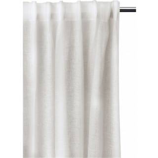 Himla Dalsland Gardin Med Burrebånd Tape 145x290 Cm t - Gardinlængder Hør Hvid - 22242902-1-1