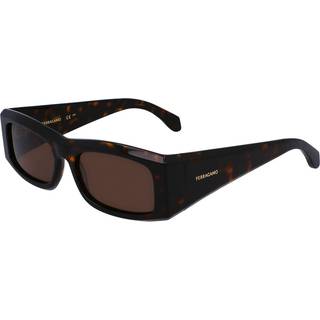 Salvatore Ferragamo SF2012S 242 57 Solbriller Mænd Tortoiseshell - Dark Tortoise - 57mm