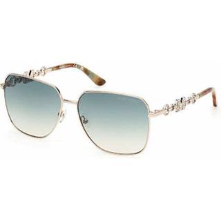 Guess by Marciano Kvinde GM00004 32P Solbriller Metal Guld Grøn Firkantet Normal Skygge