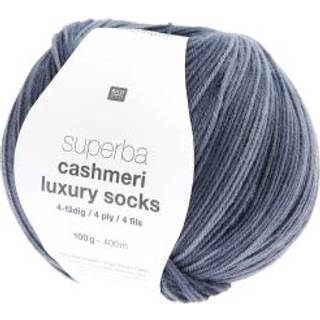 Superba Cashmeri Luxury Socks 4fädig - Aqua