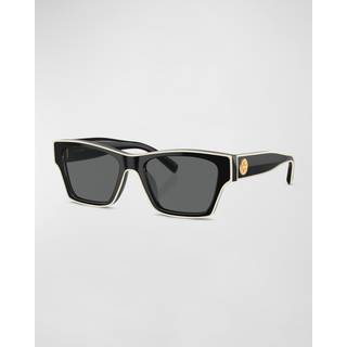 Tory Burch TY7207U 200487 53 Solbriller Kvinder Black - Ivory White - 53mm