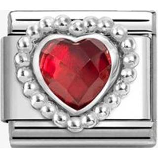 Nomination Red Heart Dots Charm
