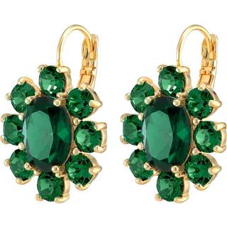 DYRBERG/KERN VALENTINA ØRERING 390073 (Gold, Green, ONESIZE)