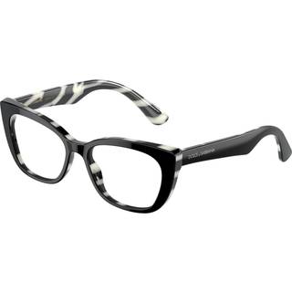 Dolce & Gabbana Børn DX3357 3372 Optiske stel Acetat Sort Transparent Cat Eye Normal