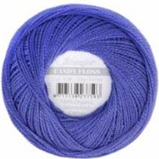 Scheepjes Candy Floss 508 Dyb Ametyst Indhold: 100% merceriseret bomuld Anbefalede pinde: 0.75-1.25 mm Vægt/løbelængde: 20 gr = 165 meter Maskinvask: 40℃/Tørres fladt.