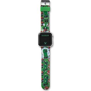 Minecraft børne LED armbåndsur str. onesize - grøn (På lager i butik)