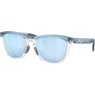 Oakley OO9284A FROGSKINS RANGE Asian Fit Polarized 928409 55 Solbriller Mænd Blue - Frosted Clear - 55mm