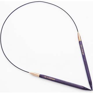 KnitPro J'adore Cubics Faste Rundpinde 40 cm (3.00-8.00mm) Indhold:1 rundpind Materiale: Lamineret birketræ Type:Fast rundpind Størrelser:3.00-6.00 mm.