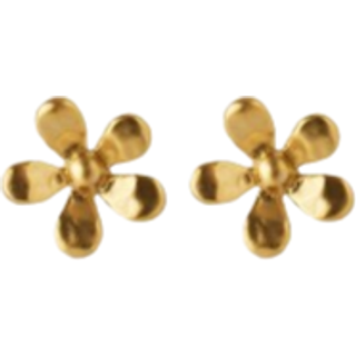 Pernille Corydon øreringe - E-362 Wild Poppy gold