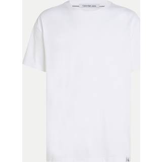 T-shirt Calvin Klein Jeans Long Relaxed Cotton T-Shirt Bright White M - Bright White - M