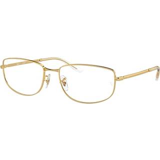 Ray - Ban Unisex RX3732V 2500 Optiske stel Metal Guld Transparent Geometrisk Normal