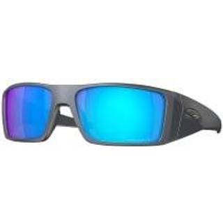 Oakley Mand OO9231 HELIOSTAT 923113 Solbriller O_matter Grå Blå Firkantet Polariseret Prizm