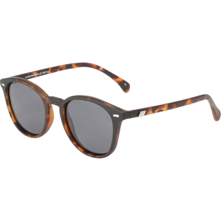 Le Specs Bandwagon Matte Tortoise With Polarised Smoke Mono Lens