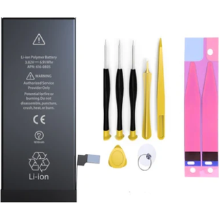NÖRDIC batteri til iPhone 6 med et værktøjssæt 7delar og batteri tape 1810mAh