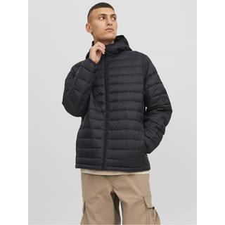 JACK & JONES Herre Wayne Hooded Puffer Jakke Sort