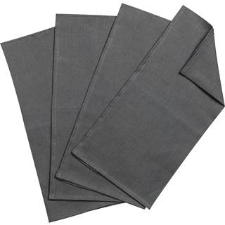 Scandi Living Clean servietter 45 x 45 cm 4-pak Charcoal