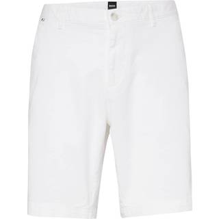 BOSS Black Herren Shorts weiß Slim Fit