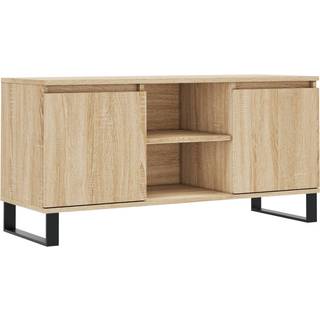 tv-bord 104x35x50 cm konstrueret træ sonoma-eg