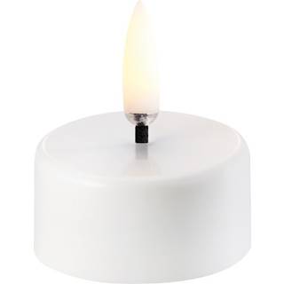 LED fyrfadslys 400, White, 3,9x21 cm