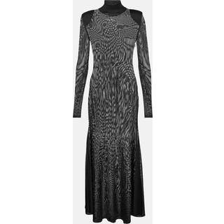 Tom Ford High-neck jersey maxi dress - black - S