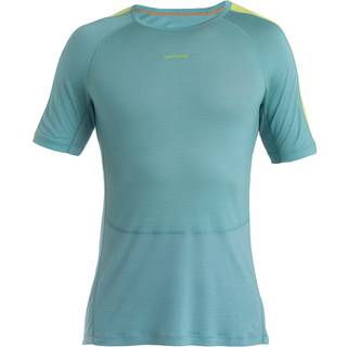 Icebreaker Men's 125 Zoneknit™ Short Sleeve Crewe Cloud Ray/Hyper/Cb, L