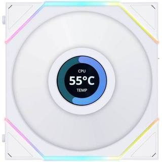 Lian Li UNI FAN TL LCD 120 Reverse Blade - Kabinet køler - 120mm - Hvid med RGB - 31 dBA