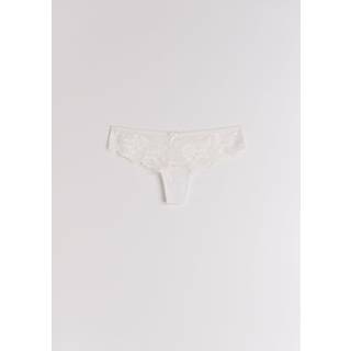 Gina Tricot-pack lace string-trusser-3-pak-Hvid-XS-Dame